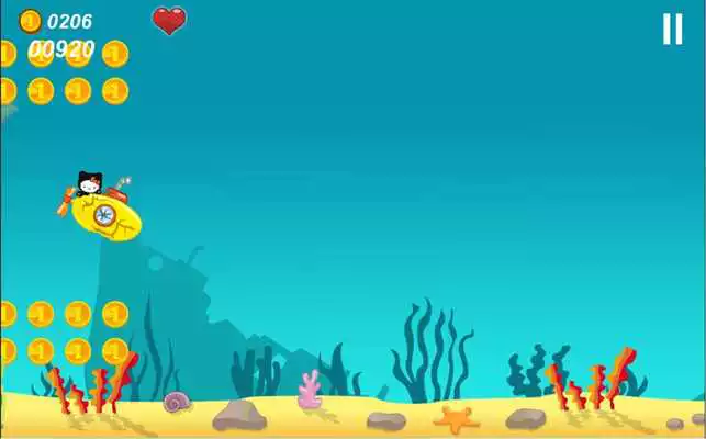 Play [Game] Kitty Sea Adventure